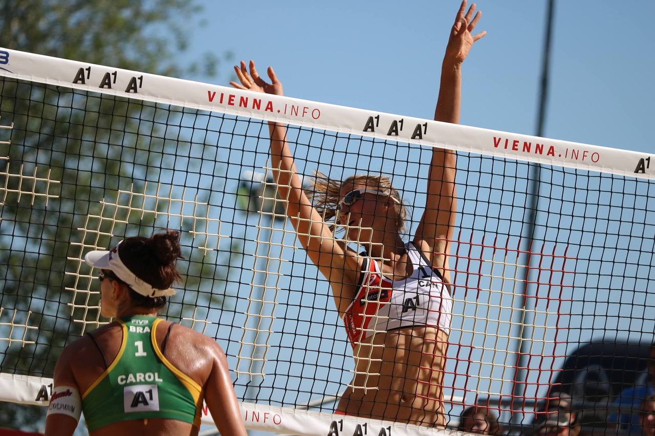 Beach volleyball player