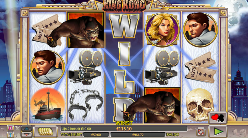 King Kong dice game bij Casino 777