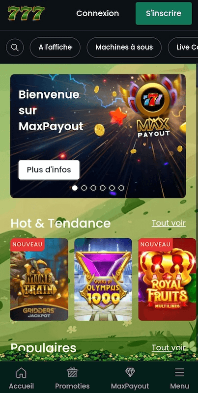 Application Casino777
