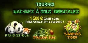 Cagnotte de 1.500 € dans le nouveau tournoi Oriental Slots chez Casino777