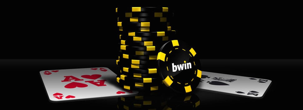 Poker chips en kaarten bij bwin Poker