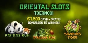 Prijzenpot van € 1.500 in Oriental Slots toernooi van Casino777