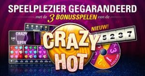 Circus.be introduceert Crazy Hot met 3 bonusspellen