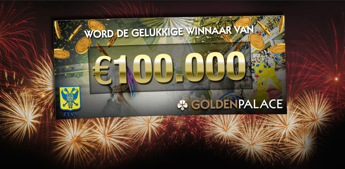 € 100k Challenge bij Golden Palace