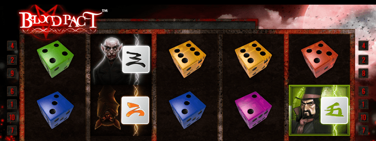 Bloodpact dice slot game bij Golden Vegas