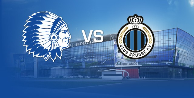 KAA Gent tegen Club Brugge voetbalmatch