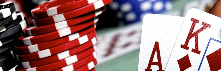 Pokerspel met hoge inzetten