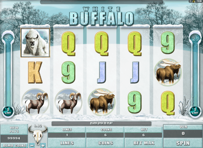White Buffalo slot machine