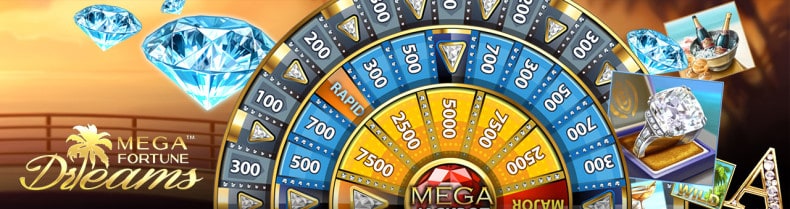 Mega Fortune Dreams casino game bij Unibet