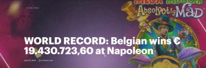 Wereldrecord gewonnen bij Napoleon Sports &amp; Casino